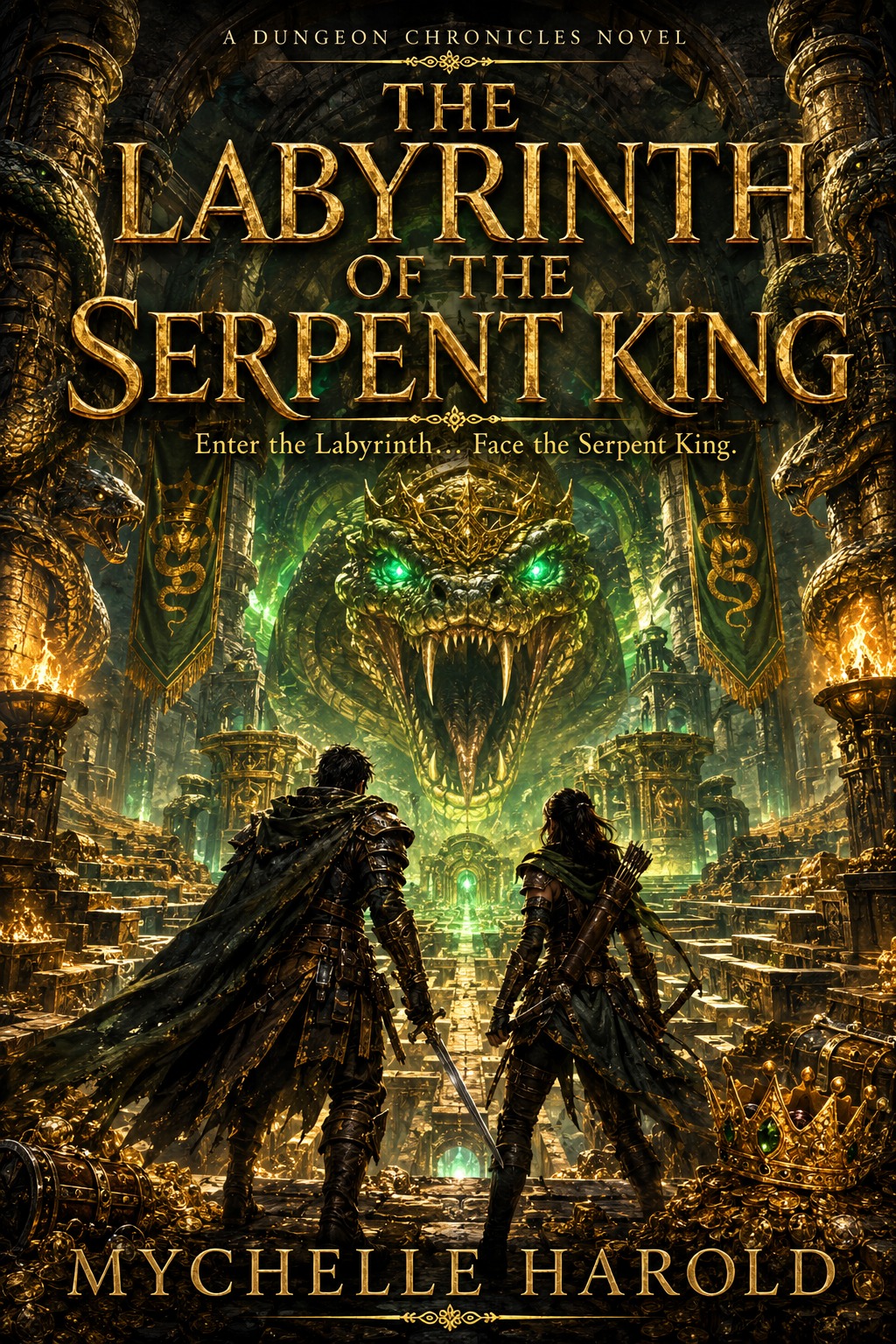 THE LABYRINTH OF THE SERPENT KING Enter the Labyrinth… Face the Serpent King. (BOOK 3 - A Dungeon Chronicles Novel)
