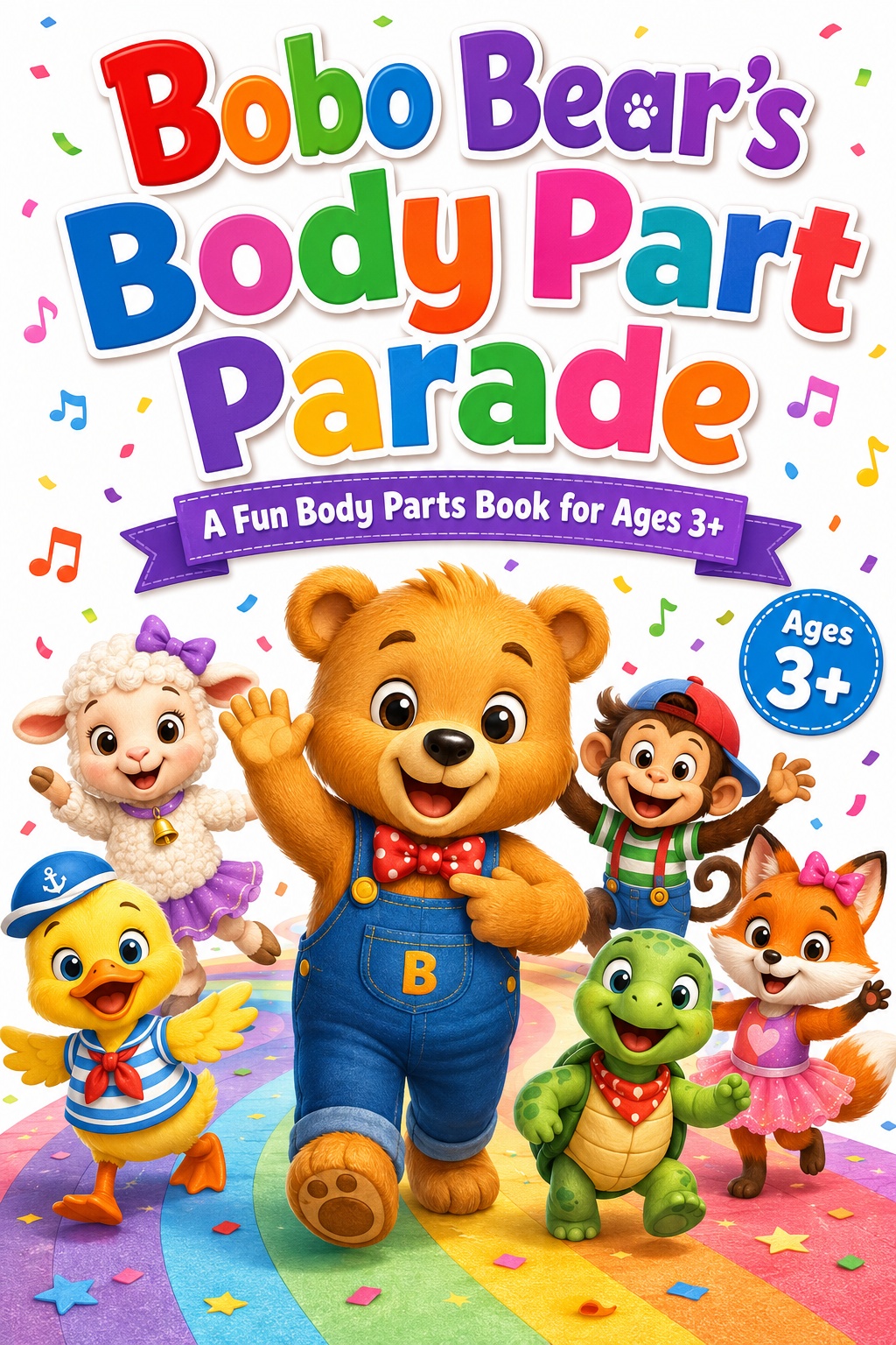 BOBO'S BEAR BODY PART PARADE: A Fun Body Parts Book for Ages 3+