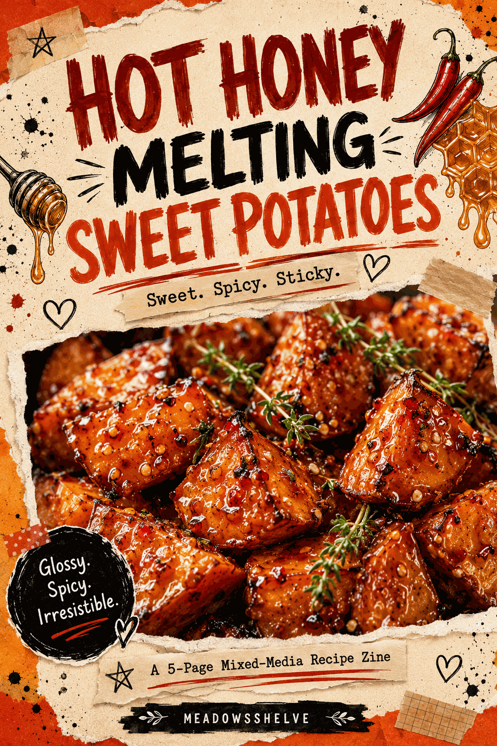 HOT HONEY MELTING SWEET POTATOES