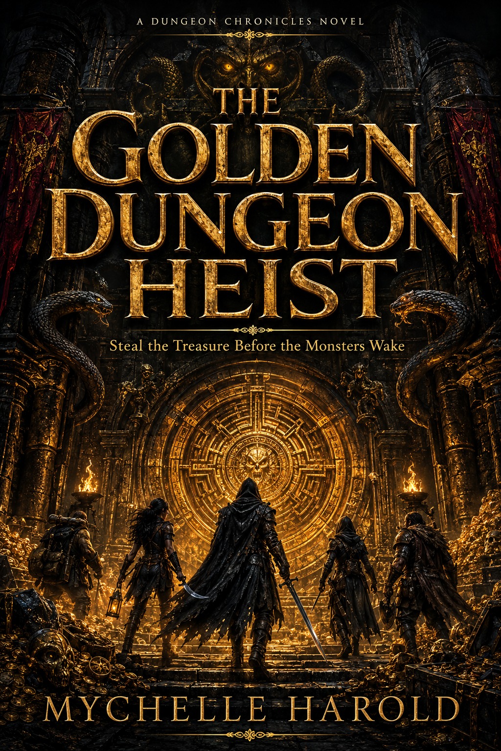 THE GOLDEN DUNGEON HEIST: Steal the Treasure Before the Monsters Wake (BOOK 2: A Dungeon Chronicles Novel )