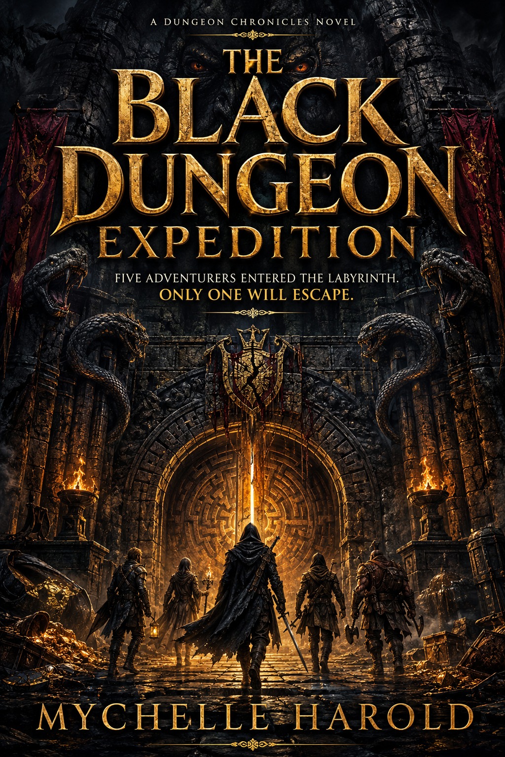 THE BLACK DUNGEON EXPEDITION: Five Adventurers Entered the Labyrinth. Only One Will Escape. (BOOK 1: A Dungeon Chronicles Novel )