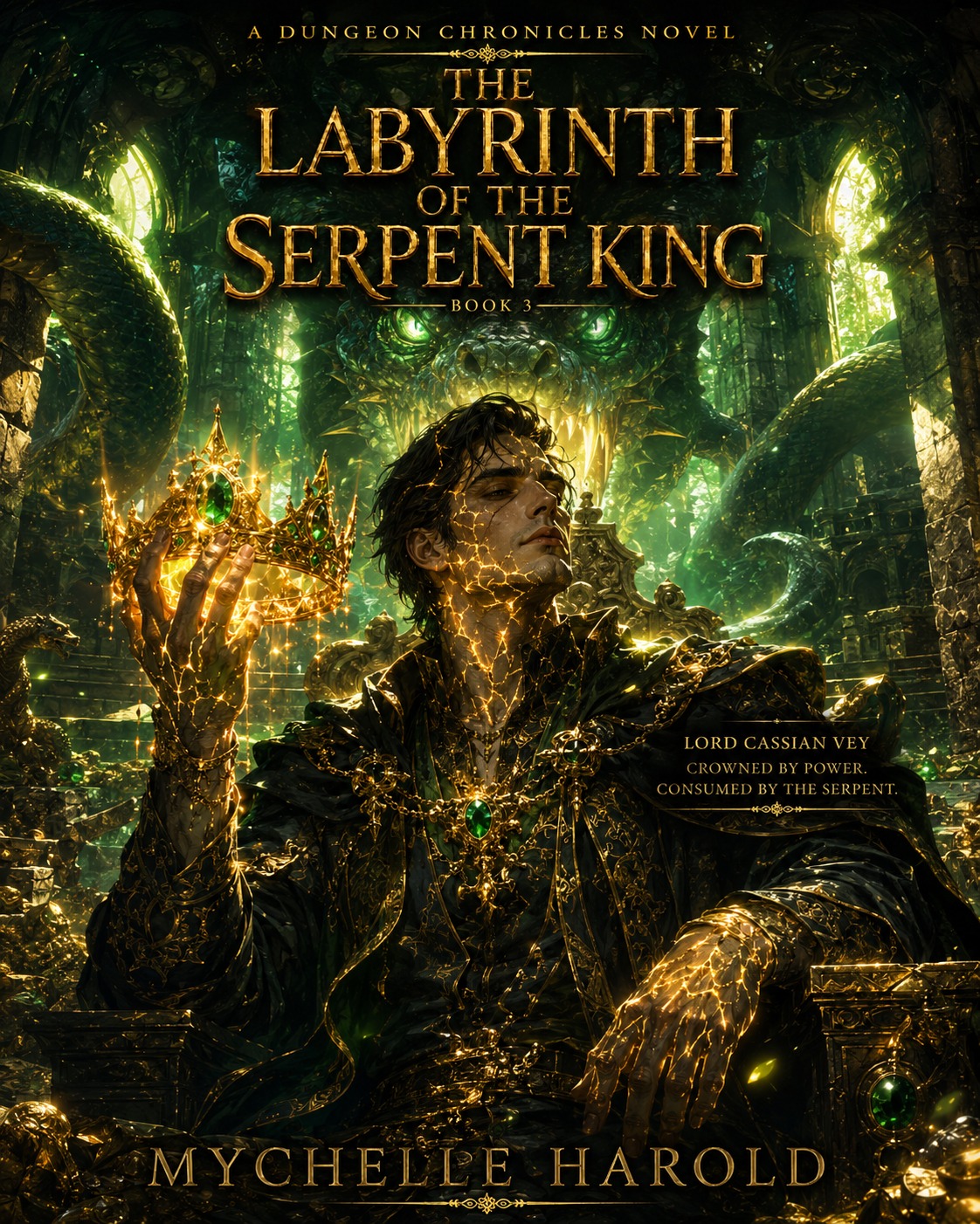 THE LABYRINTH OF THE SERPENT KING Enter the Labyrinth… Face the Serpent King. (BOOK 3 - A Dungeon Chronicles Novel)