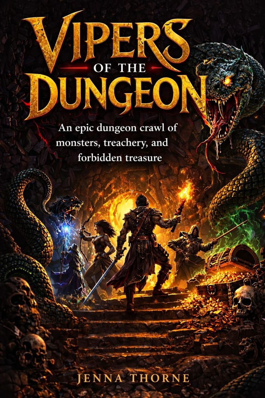 VIPERS OF THE DUNGEON: An Epic Dungeon Crawl of Monsters, Treachery, and Forbidden Treasure