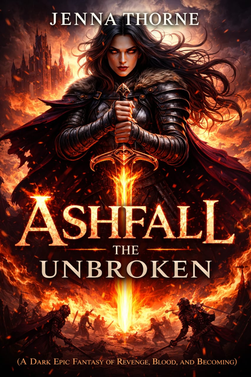 ASHFALL: The Unbroken: A Dark Epic Fantasy of Revenge, Blood and Becoming (Book 1 of the Ashfall Saga)